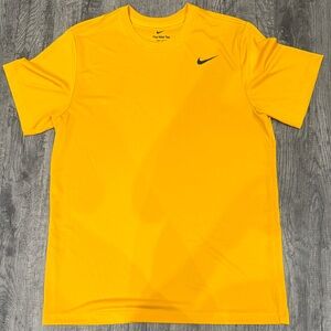 Nike Men's Bright Yellow Short Sleeve Tee
